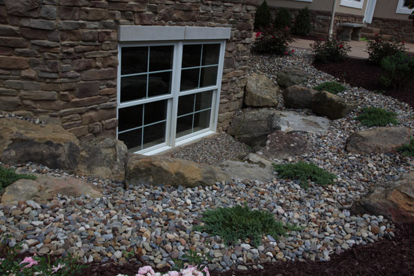 Decorative Gravel Around Window Well